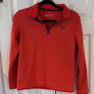 Under Armour Orange Quarter-Zip Pullover